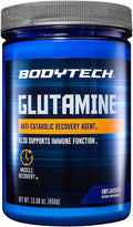 BodyTech Glutamine Powder - Supports Muscle Recovery Immune Health &amp Exercise Performance - Unflavored (15.88 oz 100 Servings)