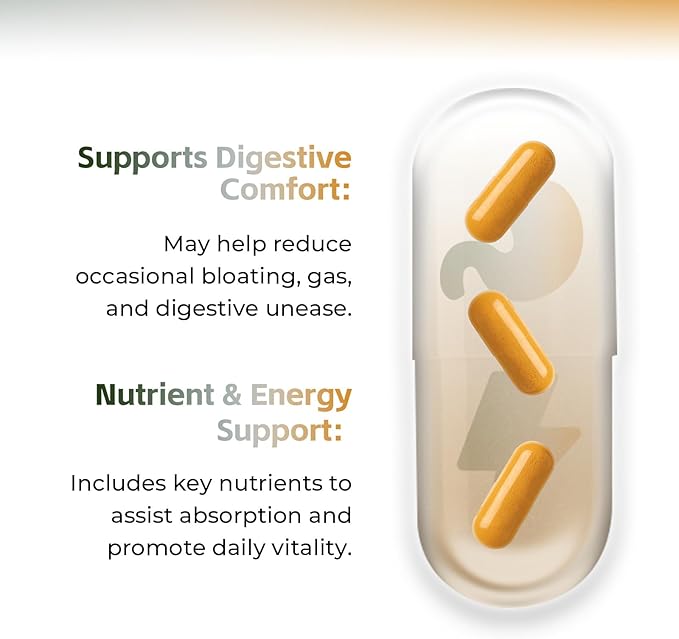 Elyra Gut Health Supplements Gut Health Supports Digestive Balance for Women and Men Energy &amp Immune Health 50 + 120 Vegetarian Capsules (Gut Health + Spirulina)
