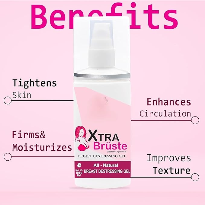 Breast Growth Gel for Women - with Hyaluronic Acid and Vitamin E | Body Massage Gel -100 g