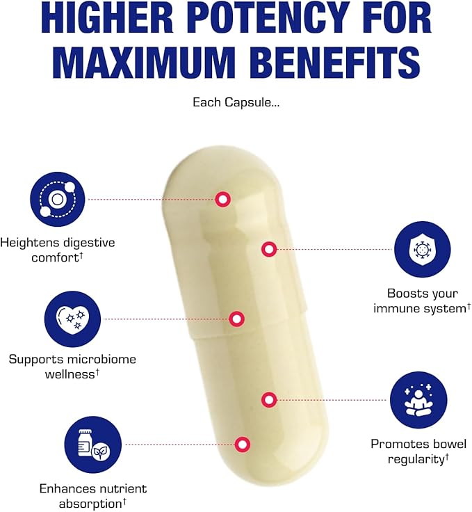 Advanced Digestive Probiotics for Women &amp Men - 4 in 1 Quadbiotic for Women &amp Men with Lactobacillus and Bifidobacterium Probiotics for Digestive Health Bloating and Constipation - 100 Serving