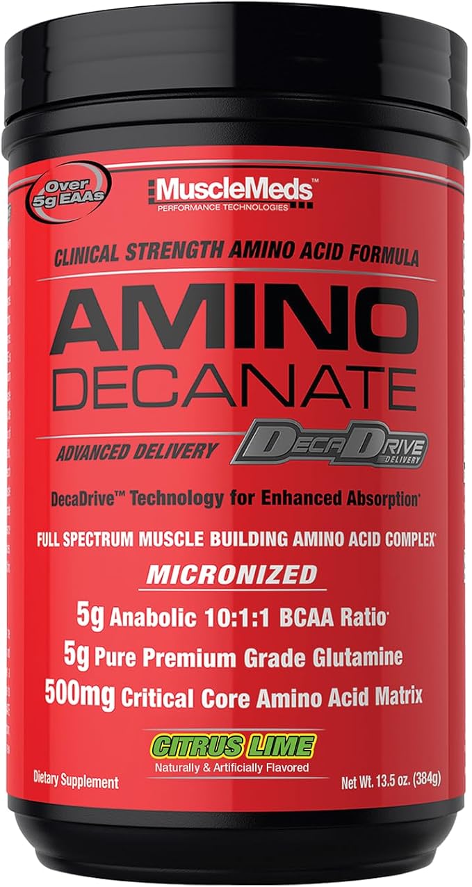 MuscleMeds Amino Decanate Citrus Lime13.5 oz (384g)
