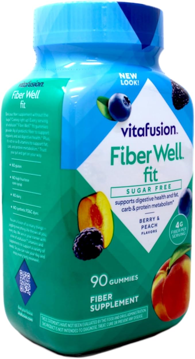 Fiber Well Fit Gummies 4 Pack (90 Count)