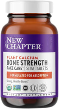 New Chapter Calcium Supplement â€“ Bone Strength Organic Plant Calcium with Vitamin K2 + D3 + Magnesium Vegetarian Gluten Free - 120 count (40 day supply)