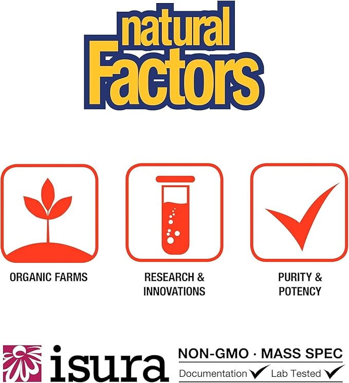 Natural Factors MSM Joint Formula Supports Healthy Joints and Mobility 180 Capsules