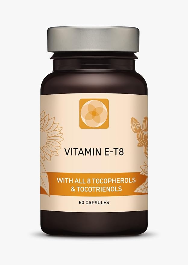 Unique Formula with All 8 Tocopherols and Tocotrienols Vitamin E– Contains no PAH’s Heavy Metals Contaminants or Preservatives - Certified Sustainable - Hair Scars and Skin (60)