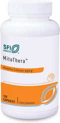 Klaire Labs SFI Health Mitothera Capsule Formula - Mitochondrial Energy Support with Alpha-Lipoic Acid Quercetin &amp CoQ10 - Antioxidants to Support Metabolism &amp Healthy Aging - Soy Free (120 C