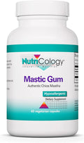 Allergy Research Group NutriCology Mastic Gum - Supports Digestive Comfort - Delivers 1000 mg Chios Mastic Gum Resin per Serving - Vegetarian &amp Hypoallergenic - 30 Servings - 60 Capsules