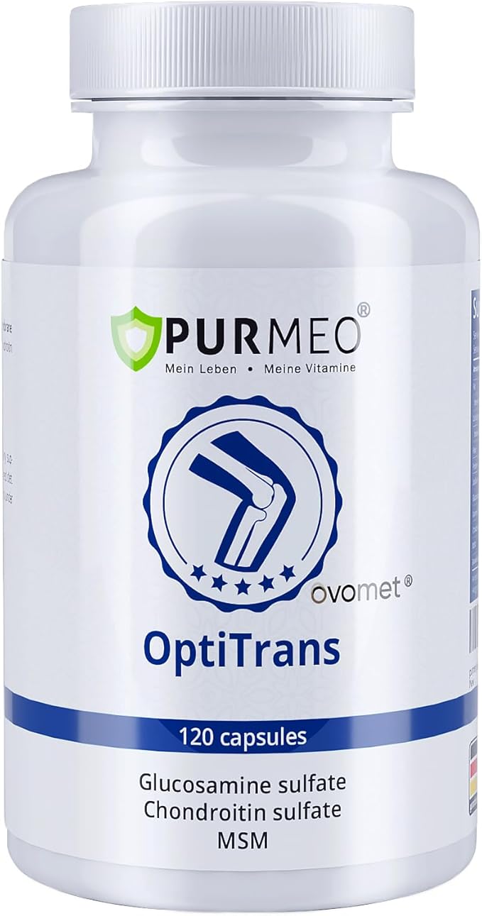 purmeo 5-Day Fast-Acting Joint Health Supplement - Support for Comfort Cartilage Strength &amp Flexibility - OVOMET Eggshell Membrane Glucosamine Chondroitin MSM &amp Boswellia - Made in Germany