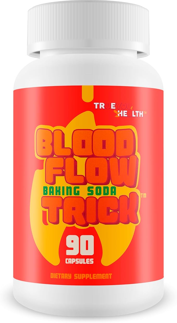 Baking Soda Trick for Men - Our Best Blood Flow Pills - Male Circulation Supplement for Advanced Blood Flow Care - Natural Circulation Supplements - Blood Circulation Supplements for Men