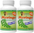 Sunshine Naturals Moringa Dietary Supplement. Immune System Aid Energy Booster Antioxidant Support and Nutrient-Rich Superfood. Promotes Digestion and Heart Health. 120 Capsules. Pack of 2