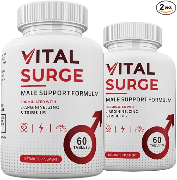 Zonata (2 Pack) Vital Surge Pills Vital Surge Male Supplement Advanced Formula 120 Count