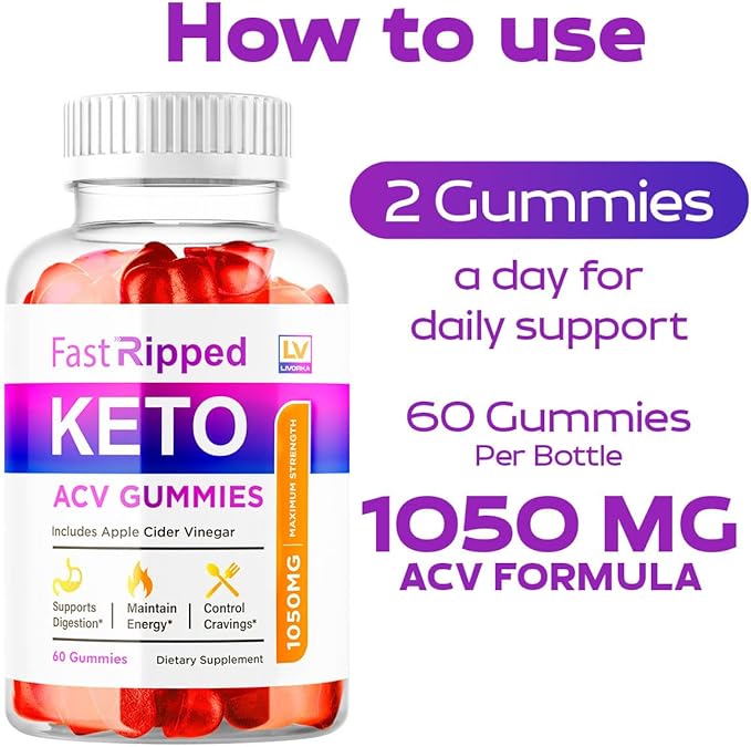(3 Pack) Fast Ripped Keto ACV Gummies Advanced Weight Loss Fast Ripped Weight Loss Gummies Keto+ACV Keto ACV Gummies Ripped Keto Fast Ripped Keto Fast Ripped Keto + ACV Gummies 1050mg 3 Months