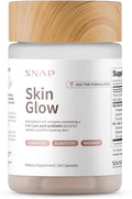 Snap Supplements Skin Glow - Gut &amp Skin Probiotics for Women &amp Men with Vitamin A Biotin &amp Clinically Studied Spinach to Support a Radiant Healthy-Looking Appearance 60 Capsules (1 Mont