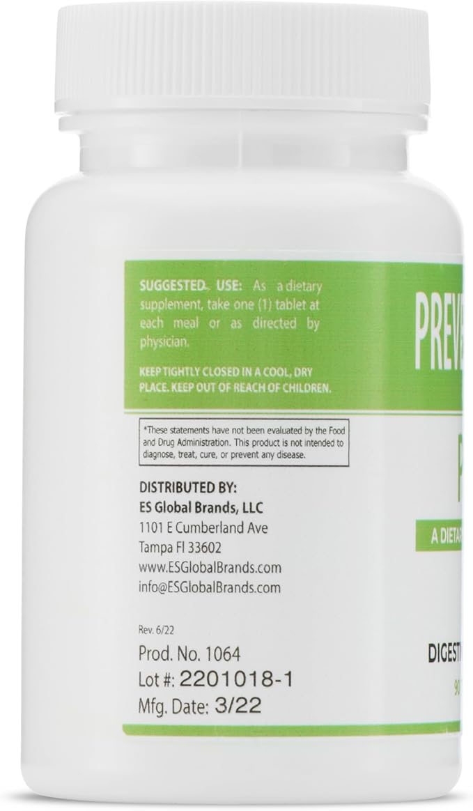 Prevenzyme Pro Digestive Enzymes 90 Tablets