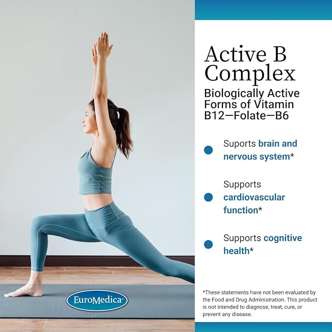 EuroMedica Active Bio-B Caps 60 Count