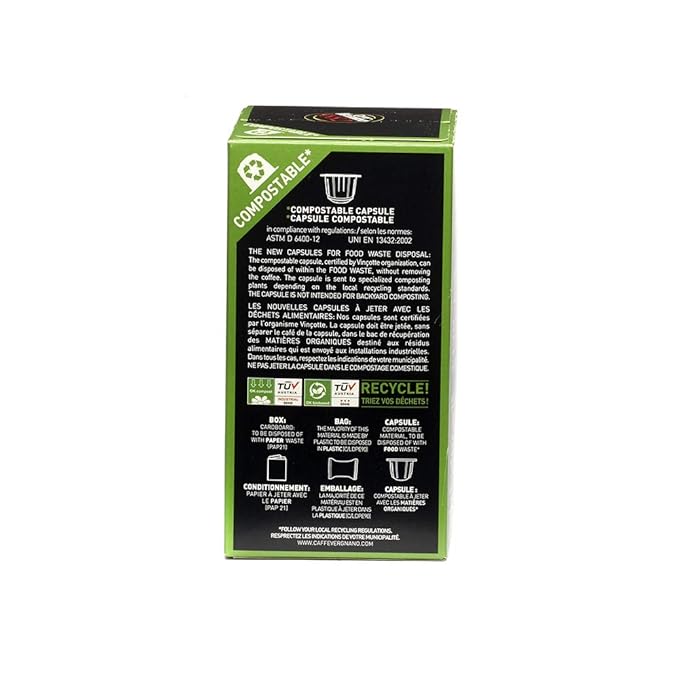 Caffè Vergnano Lungo Intenso Capsules Compatible with Original Line Machines By Nespresso - 60 Capsules (6 packs - 10 capsules each)