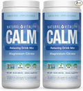 Natural Vitality Natural Magnesium Calm (2 Bottles of 16 Ounce)