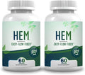 Easy-Flow Fiber – Plant-Based Oat Fiber Supplement for Constipation Bloating and Gas Relief | Gentle Digestion and Hemorrhoid Support | Non-Psyllium Gluten-Free (Pack of 2)