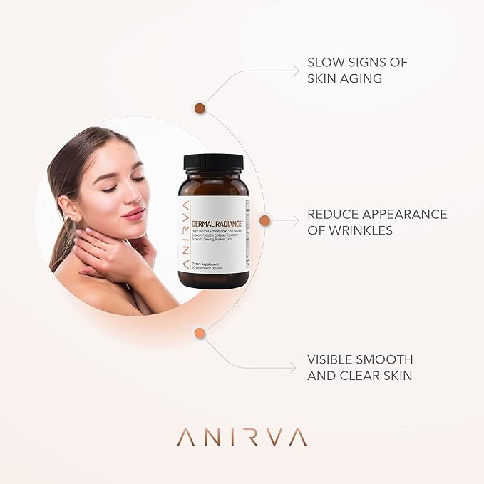 Skin Supplement with Antioxidants Health and Beauty Supplements with Multivitamins for Glowing Skin Anti Aging Vitamins Dermal Radiance