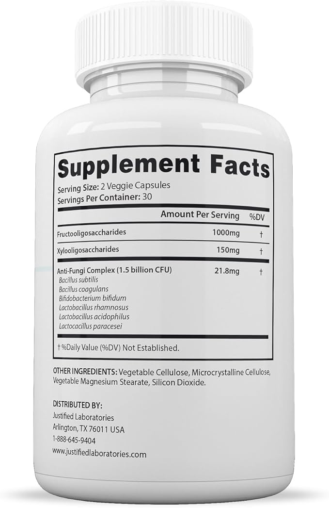 Justified Laboratories Best Breath 1.5 Billion CFU Probiotic Oral Support 60 Capsules