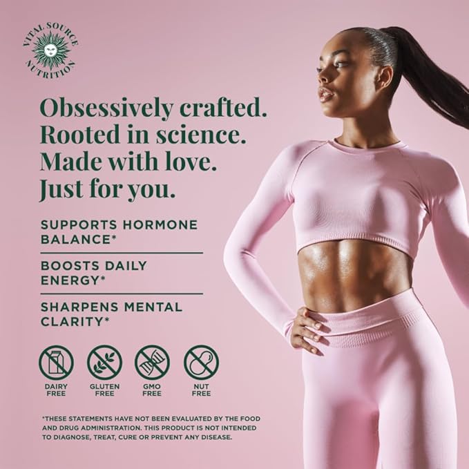 Vital Source Nutrition - BiFi Capsules - Beef Organ Primal Blend - Premium Ancestral Supplements for Women - Supports Hormone Health Energy &amp Stamina - Daily Vitality - No Artificial Ingredients