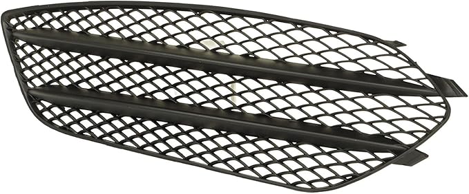 Front Bumper Fog Lamp Grille Black Replacement for CLA‑Class C117 AMG Line CLA45 2013 2014 2015
