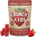 Gut Health Gummies for Kids – Prebiotic &amp Postbiotic Digestive Support Low Sugar Vegan Strawberry Allergen Free Strawberry Flavor 30 Day Supply