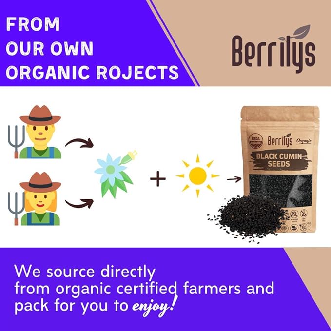 RAWYA Black Seeds + Black Seed Oil - USDA Organic Certified Cold Pressed Nigella Sativa Cumin Seed Oil Kalonji Premium Quality High Thymoquinone Pure &amp Natural 8.4 Oz + 16 Oz Seeds