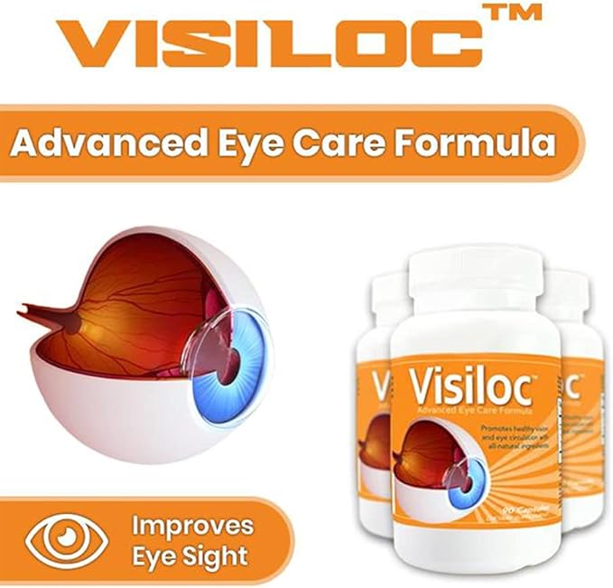 Vision Nutra Visiloc with Nattokinase 3000 FU NSP-2 &amp Vitamin K2 | Support Macular Function Visual Clarity &amp Circulatory Wellness | 90 Vegan Capsules