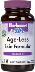 BlueBonnet Age-Less Skin Formula Capsules White Vegetable 120 Count