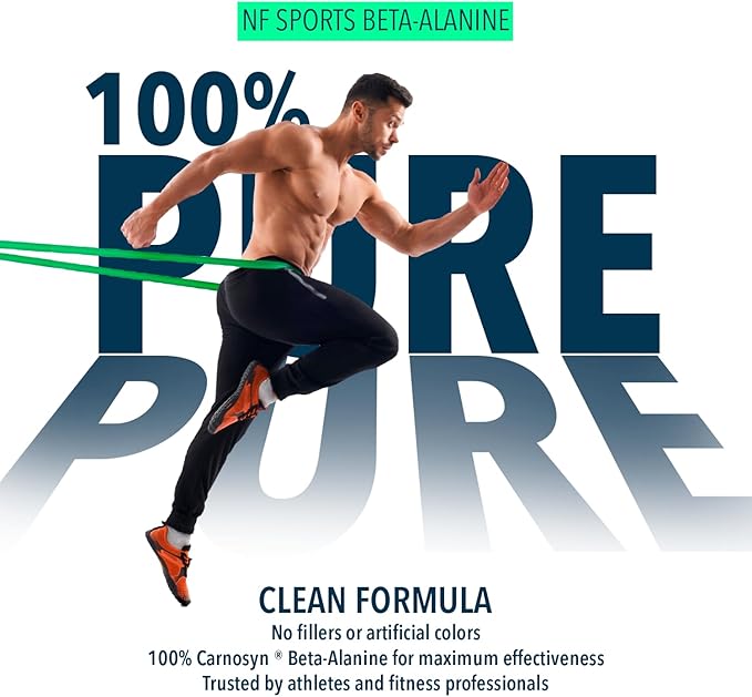NF Sports Beta-Alanine – Naturally Occurring Amino Acid Promoting Reduction In Muscle Fatigue And Improved Performance - 100% Satisfaction Guaranteed