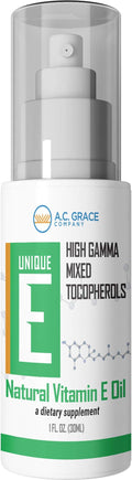 UNIQUE E A.C. Grace Company Mixed Tocopherols Concentrate Liquid 1 fl oz (30 ml)
