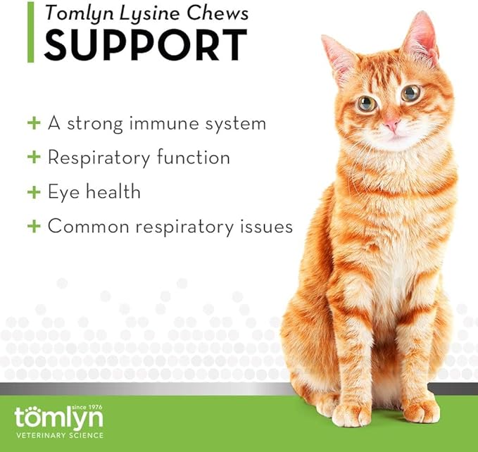 Tomyln Immune Support L-Lysine Nutritional Supplement 2.65oz Each (3 Pack)