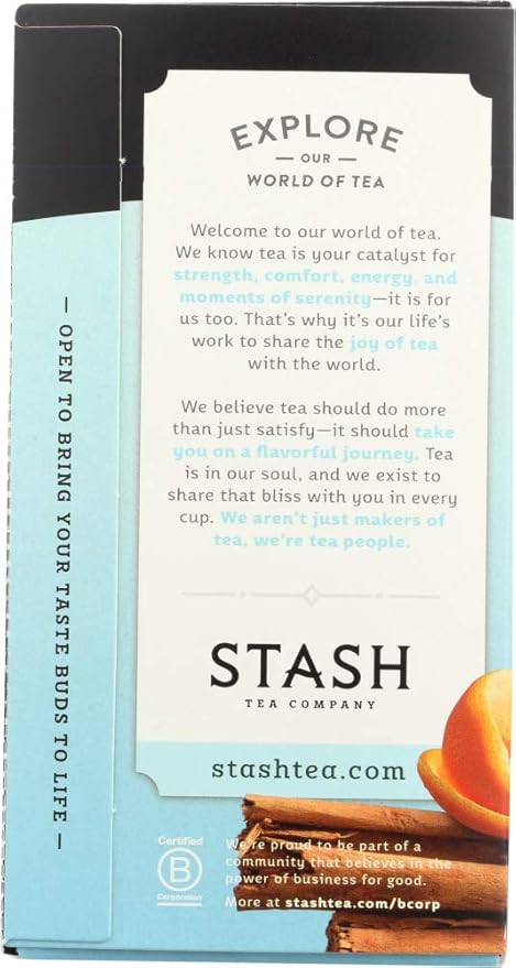 Stash Tea Company Premium Licorice Spice Herbal Tea Caffeine Free - 20 Bag (Pack of 6) - Pack Of 6