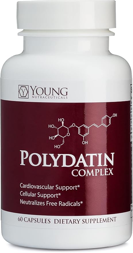 Mirica YoungNutra Polydatin Complex with Resveratrol- High Absorption - 60 Capsules