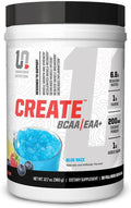 Undefined Nutrition Create BCAA/EAA+ by Brian Shaw -Muscle Recovery &amp Endurance 6.8g BCAA/EAA Matrix -Full Spectrum BCAA + Essential Amino Acids Supplement – 30 Servings (127 oz Blue Razz)