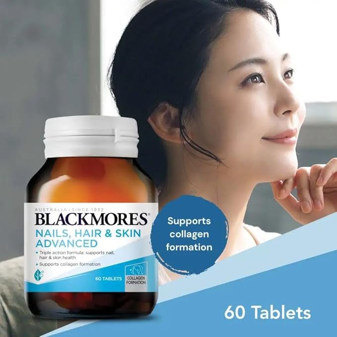 Blackmores Nails Hair and Skin Vitamins for Women Made in Australia 60 Tablets