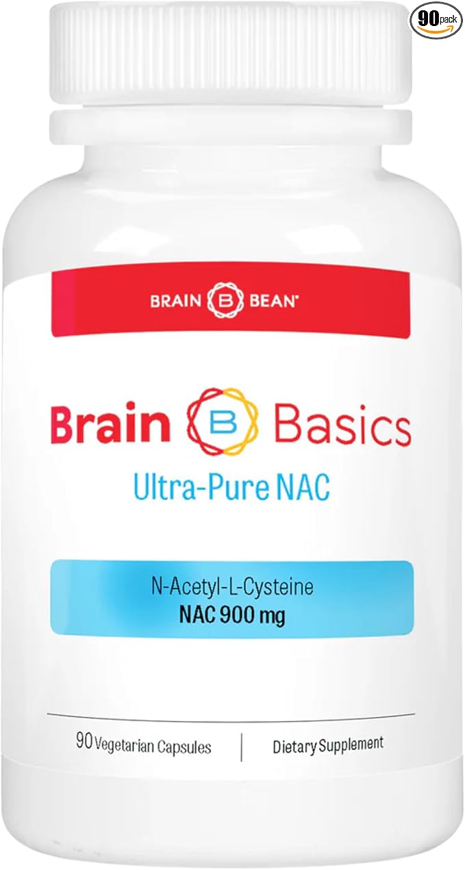 Brain Basics Ultra NAC | Glutathione Precursor Optimize Neurological and Liver Health and Immune Support | 90 Servings