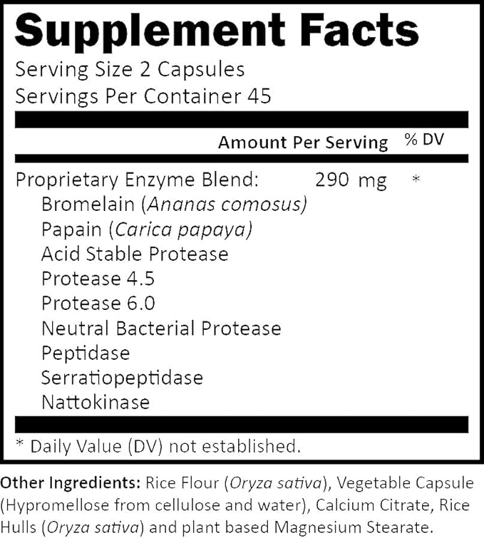 Super Protease 90 caps.