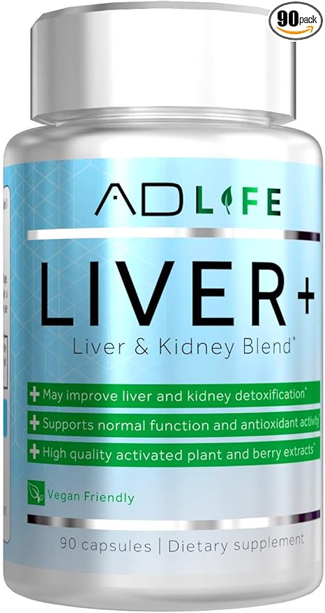 Project AD Liver+ Liver Cleanse &amp Detox Liver Supplement (90 Capsules)