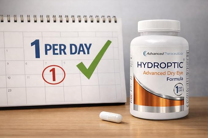 Hydroptic Advanced Dry Eye Formula (One-Per-Day) 180 Day Supply
