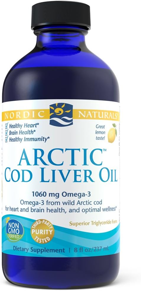Nordic Naturals CLO Lemon 8-Ounce Rtl 0.88 Bottle