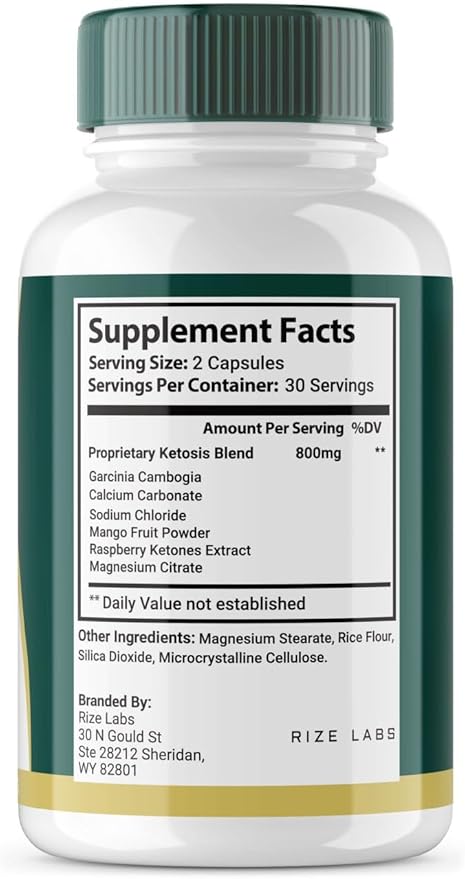 rize labs - Tropislim All Natural Caribbean Flush Weight Loss Supplement Slimming Capsules for Women Healthy Lifestyle + Leaner Physique (60 Capsules)