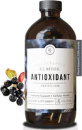 Rowe Casa Organics Antioxidant Infusion with Aronia Blueberries &amp Cranberries – Handcrafted Liquid Vitamin C Syrup for Daily Wellness &amp Overall Vitality – 16 Fl Oz