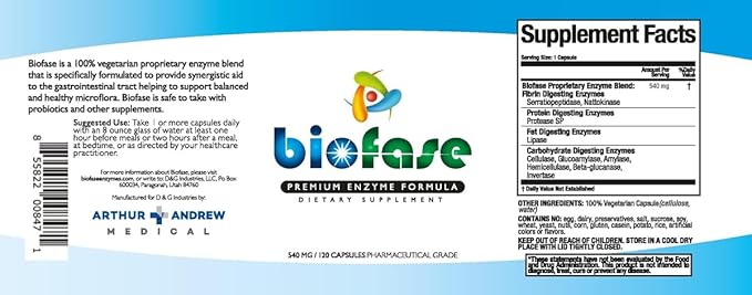 Biofase-Enzyme &amp Profase-Probiotic Kit - Biofilm Defense Supports Healthy Digestion &amp Your Flora Balance - Small Kit