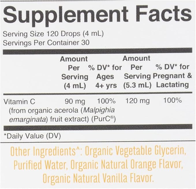 Mary Ruth's Organic Vitamin C Drops 4 FZ