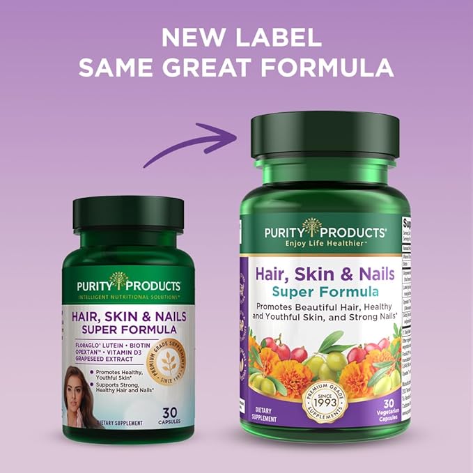 Purity Products - Hair Skin and Nails Super Formula30 Capsules