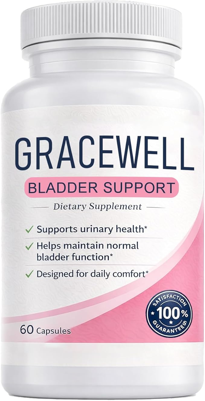 GraceWell Bladder Support Supplement Herbal Blend with Astragalus Root Goji Berry Angelica Root &amp Schisandra for Daily Wellness