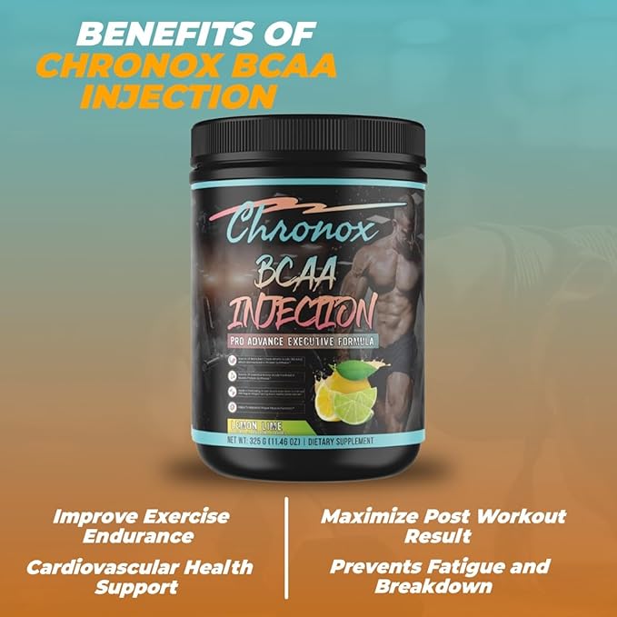 BCAA Amino Acid Blend - Lemon Flavor Pre Workout with A Sugar-Free Formula - BCAA Powder Supports Muscle Recovery Daily Energy &amp an Active Fitness Routine - Enjoy Energy Powder for Active Lifesty
