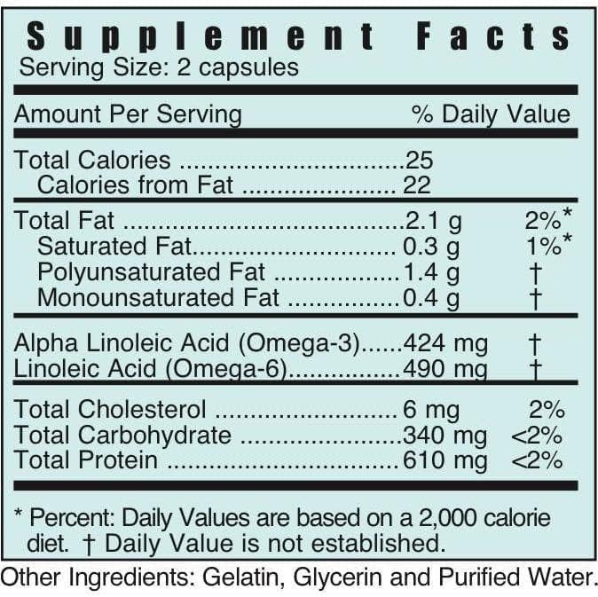 Systemic Formulas BFO - Borage/Flax/Fish Oil 60 Capsules Bio Nutriment #114. Rich and Natural Highly Potent Omega3 (DHAEPA) + Omega 6 Essential Fatty acids